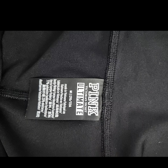 Pink Victoria Secret Ultimate High Waist Bike Short Black Medium 6" - Picture 3 of 5